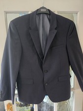 M&S Autograph Suit Jacket Mens Dark Navy Pure New Wool Size Chest 42in 100% Wool