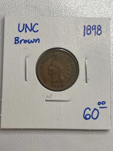 1898 Indian Head Cent  UNC