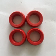 Vintage Carrom Gameboard (1993) Model 108 - Replacement Game Pieces 4 Red ￼