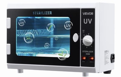 VEVOR 208B UV Sterilizer 12L Double-Layer Chamber Manual Knob Tools Jewelry
