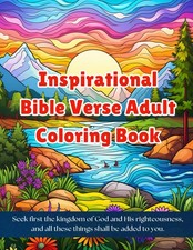 Inspirational Bible Verse Coloring Book For Adults:: 30 Inspirational Scriptures