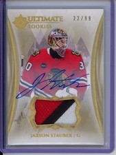 2023 Ultimate Collection 91/99 Jaxson Stauber #196 RPA Rookie Patch Auto RC