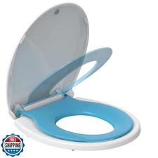 GarveeTech Toilet Seat With Toddler Seat Built In, Round Toilet Seat for Pott