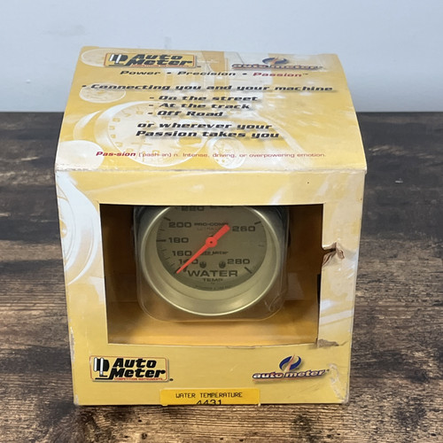Auto Meter 4431 Ultra-Lite Water Temperature Gauge 2-5/8 in., Mechanical New - Foto 1 di 3