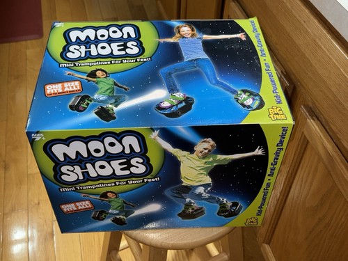 Scarpe Big Time Moon scarpe rimbalzanti mini trampolini per i piedi vintage 1989 - Foto 2 di 4