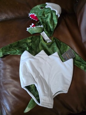 Pottery Barn Kids Baby Dino T-Rex Dinosaur Egg Costume Halloween 12-24 Mos NEW