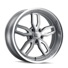 RIDLER 608 GLOSS GREY MILLED 20X8.5 5-120.65 0MM 72.62MM