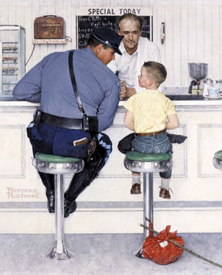 #ad The Runaway by Norman Rockwell ART Home Decor $15.95