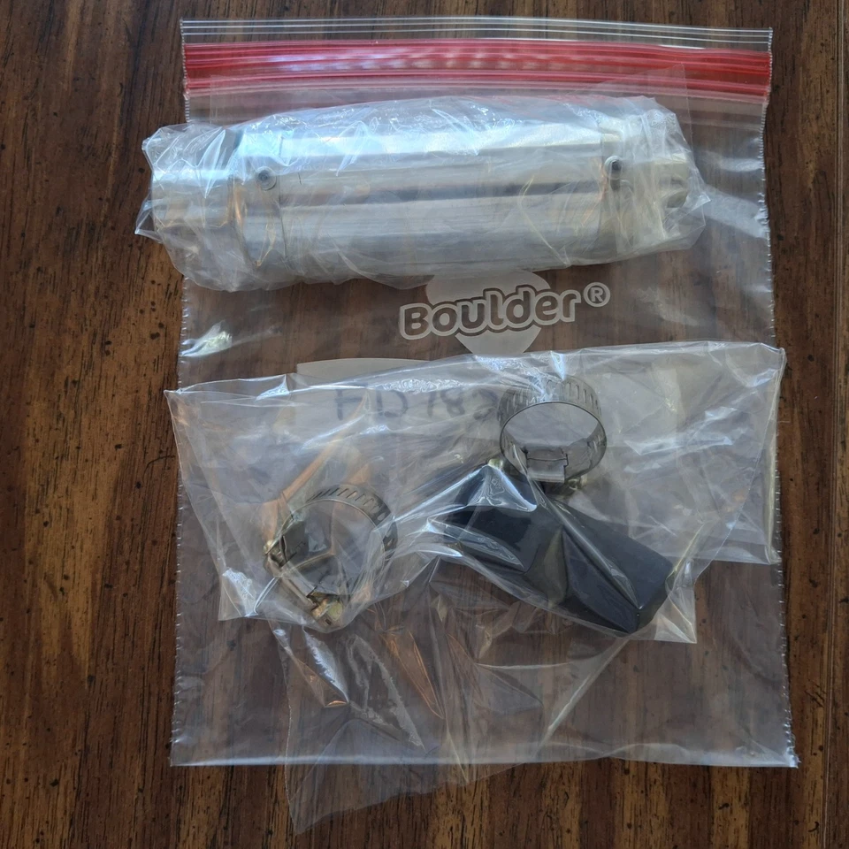 FD782 Dominator 1/5 Scale Muffler Silencer. HPI Baja 5B etc. Chrome - Image 3 of 4