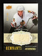 #R-SA Denis Savard /100 Remnants 2018-19 Upper Deck Engrained Hockey The Alumni