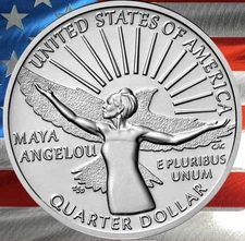 2022 P Maya Angelou Quarter 🪙🕊️ BU Uncirculated | American Women Collectible