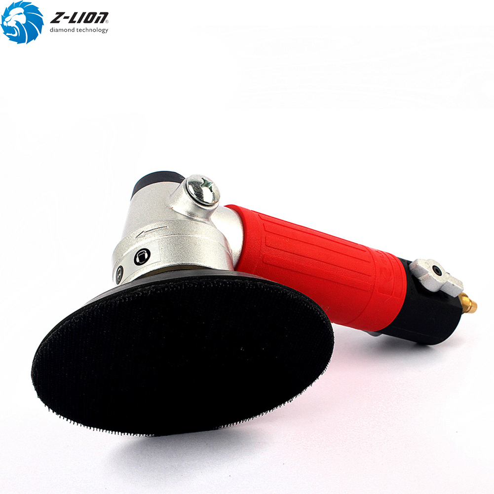 5" Back Up Rubber Pad For Diamond Polishing – Velcro Style With 5/8-11 Threaded Adapter, For Granite, Marble & Concrete