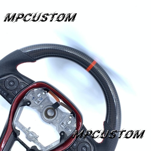 Carbon Fiber Steering Wheel fit For Corolla Hatchback RAV4 without US Version - Picture 5 of 8