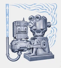 Boris Artzybasheff : Atlas Copco : Archival Quality Art Print