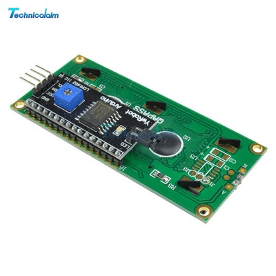 I2c Adapter For LCD 1602 16x2 Character LCD Display Module – Yellow ...