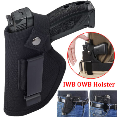 Concealed Carry Right or Left Hand IWB OWB Gun Holster Waist Belt Fits Men Women
