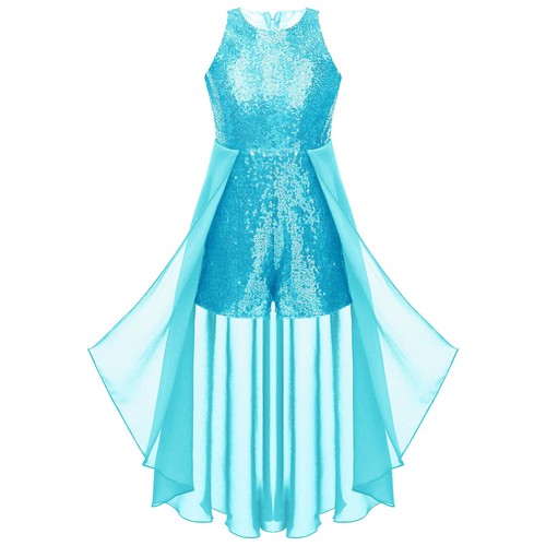 Kid Girls Rompers Ball Gown Jumpsuit Banquet Dresses Special Leotard Princess - Picture 58 of 100