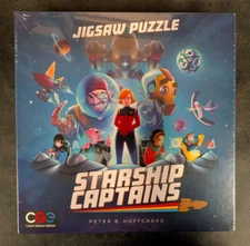 Starship Captains: Jigsaw Puzzle Board Game Themed Czech Games Edition - New