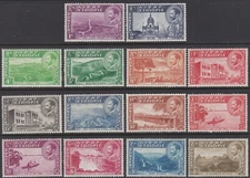 Ethiopia: 1947 - 1955, Views of Ethiopia, MNH with Scott numbers on back