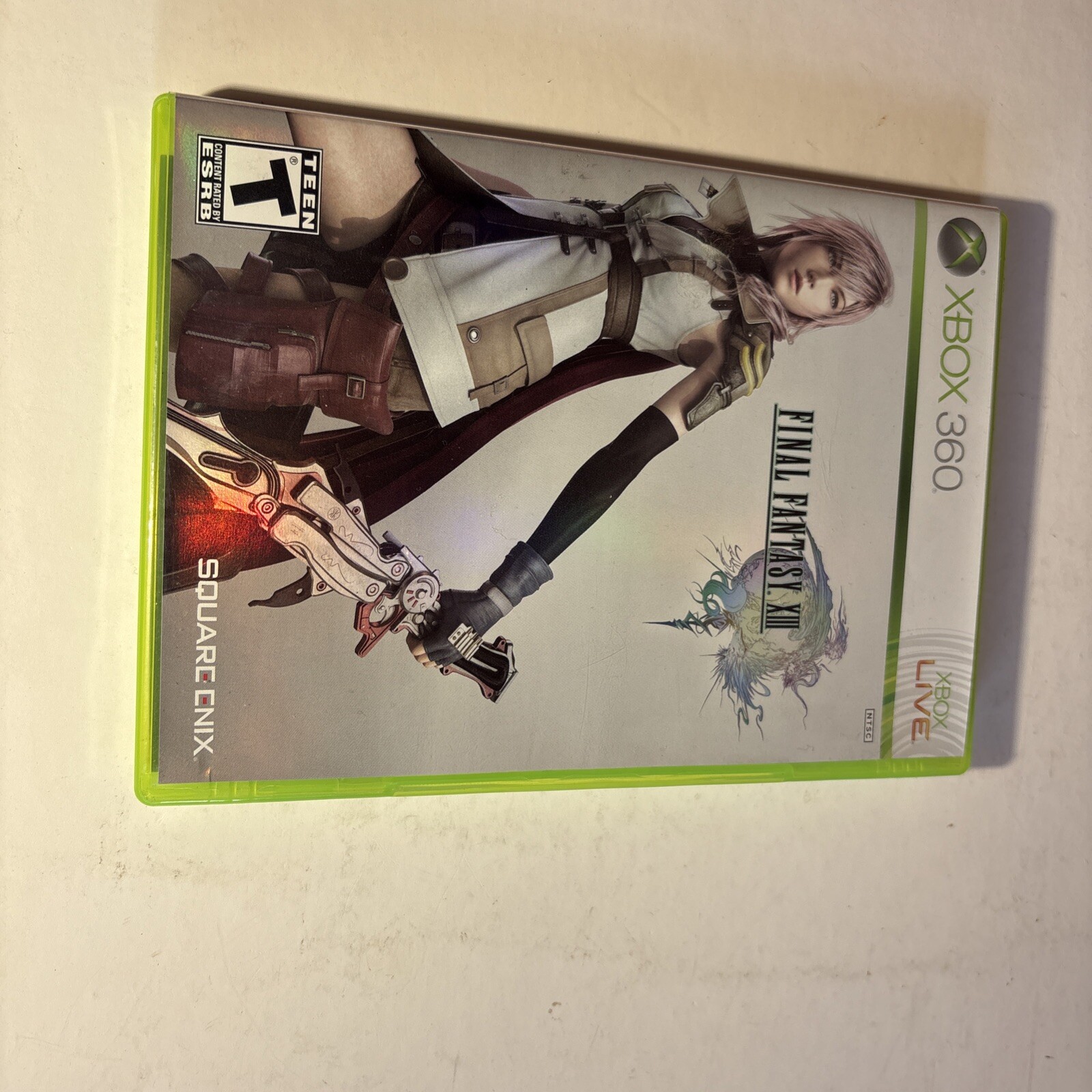 Final Fantasy XIII (Microsoft Xbox 360, 2010) Manual And Registration Card