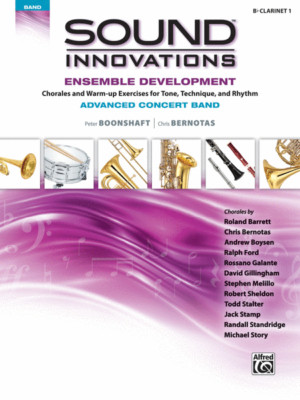 Sound Innovations Ensemble Development ADVANCED Concert Band CLARINET BOOK 1 NEW