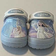 Toddler girls  Disney Frozen II Crocs Size 6 Lined 207324