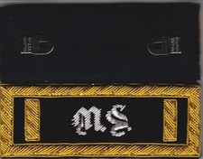 Civil War 1st Lieut. Asst. Surgeon Shoulder Boards Straps w/Clips