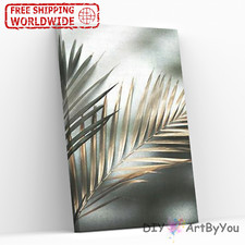 Paint By Numbers Kit Leaf Nature Beginner Framed Kids Oil Art Decor Adult Canvas