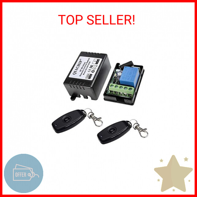 DC 12V 1CH RF Wireless Relay Module Remote Control Momentary Switch 433Mhz Trans