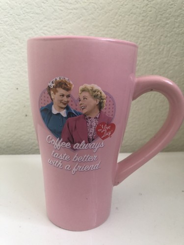 Lucy and Ethel I Love Lucy Coffee Always Taste Better With A Friend Tall Mug - Picture 2 of 9