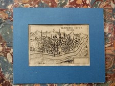 Listing image for Teramo Original Bulino 18th Century Antique Print Abruzzo Valegio Engraving Map