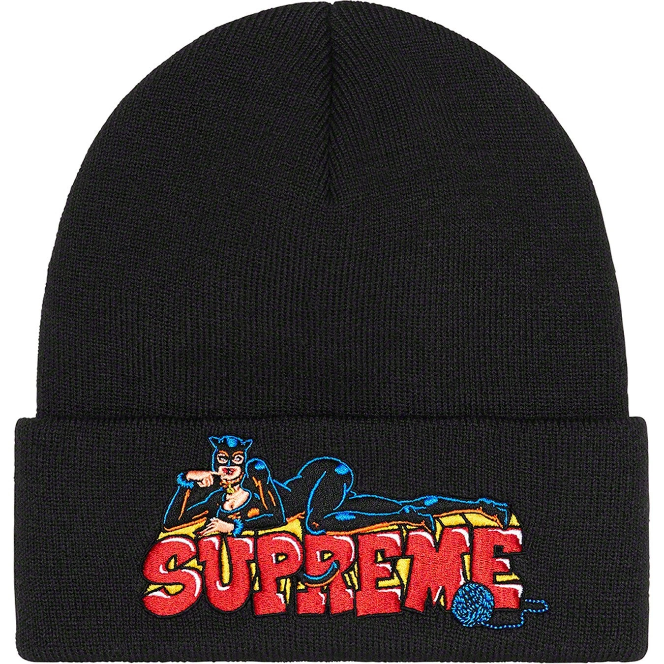Bonnet Supreme Catwoman noir AW22 semaine 5 neuf