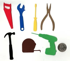 Tool Die Cut Set, 14 pcs., 3"  - Assorted or Choose Your Own Style & Colors