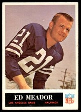1965 Philadelphia Ed Meador Los Angeles Rams #92