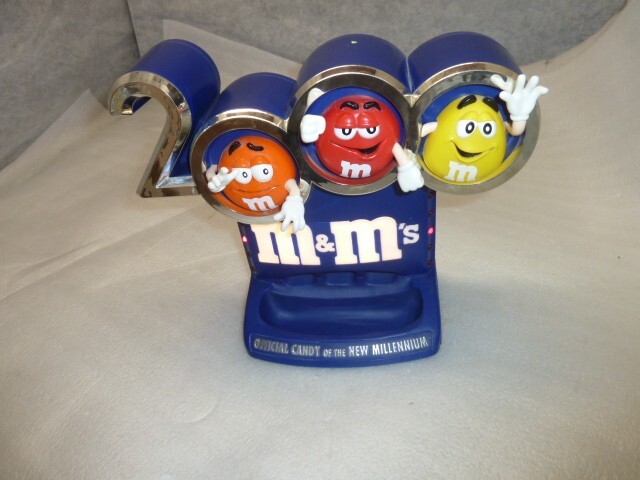 M&M's Millennium 2000 Candy Dispenser that Lights Up Special