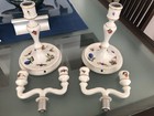 Herend Market Garden Hand-Painted China Pair of Candlesticks — photo 3