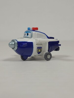 Super Wings Transform-a-Bots 2'' Mini Transforming Plane Airplane Paul police