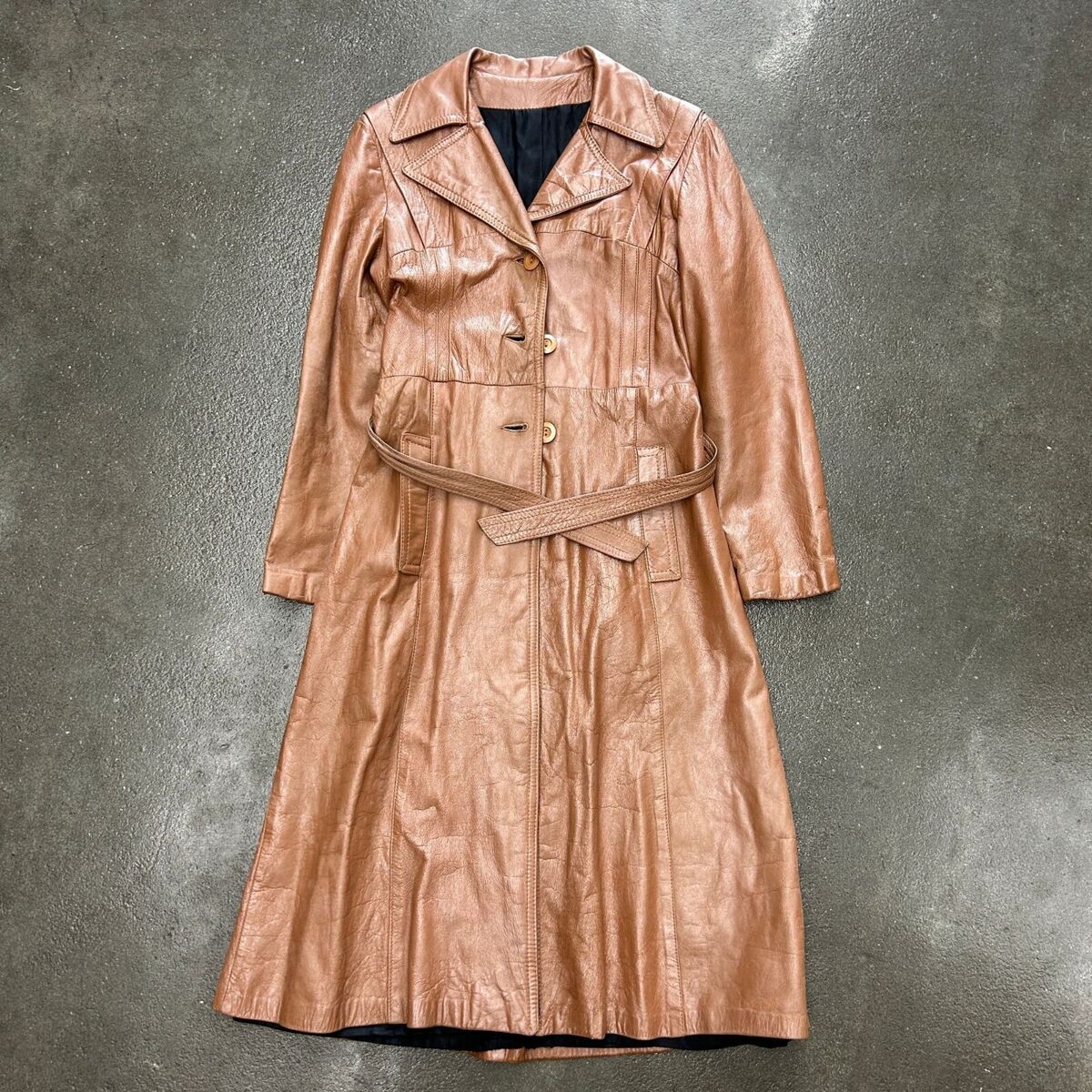 Vintage Leather Trench Coat | eBay Vintage Leather Trench Coat | eBay