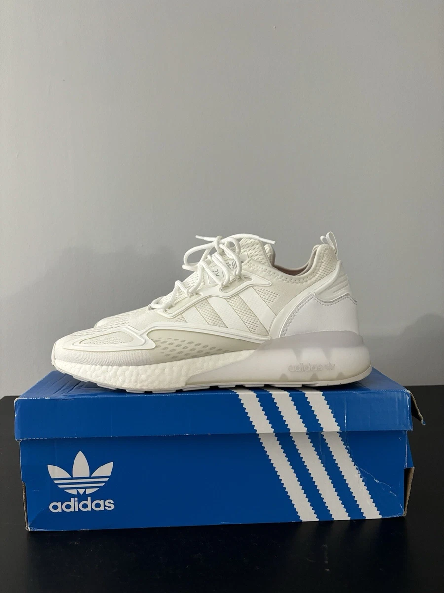 Adidas ZX 2K Boost Triple White for sale | eBay