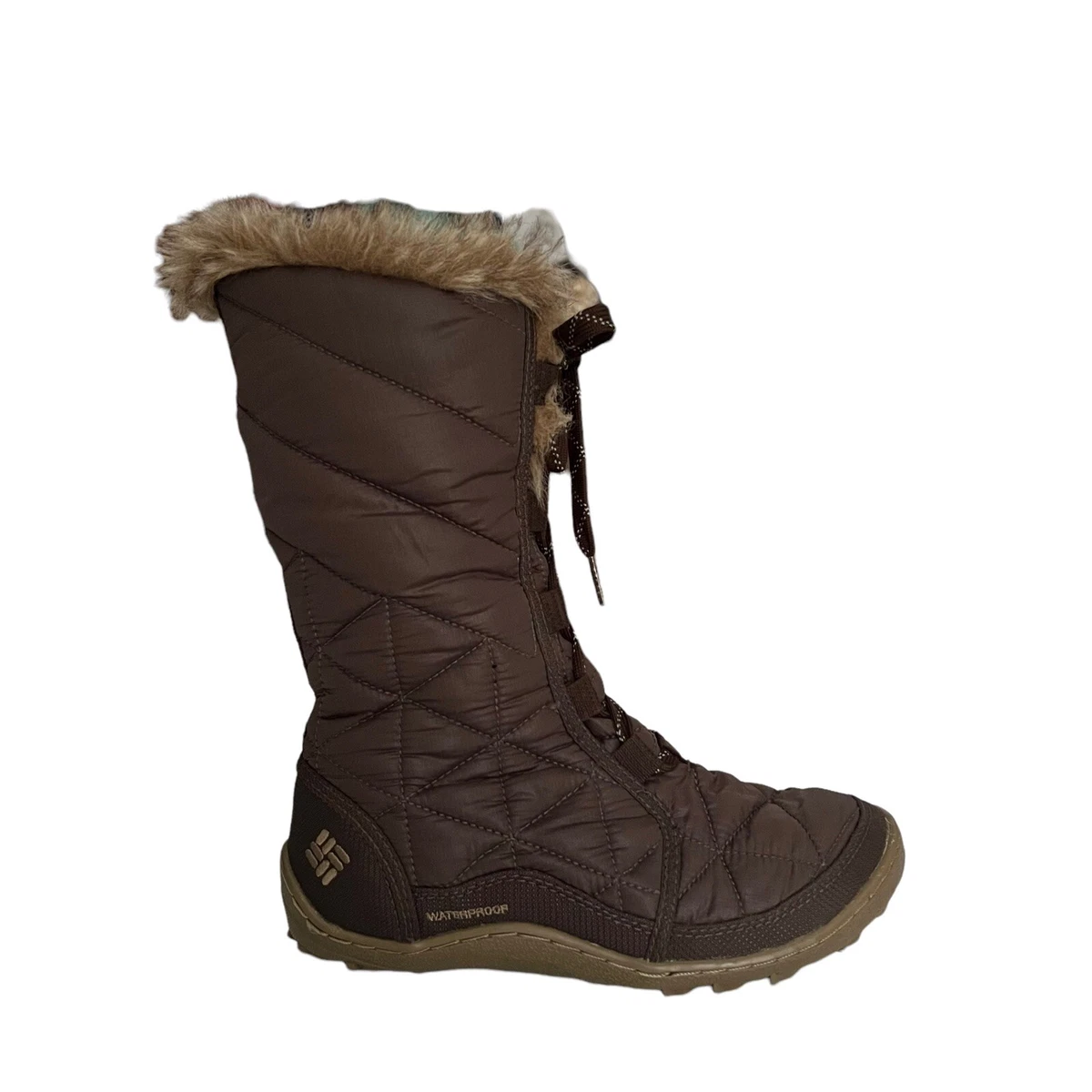 Columbia Powder Summit Boots Size 5 Waterproof Insulated Winter