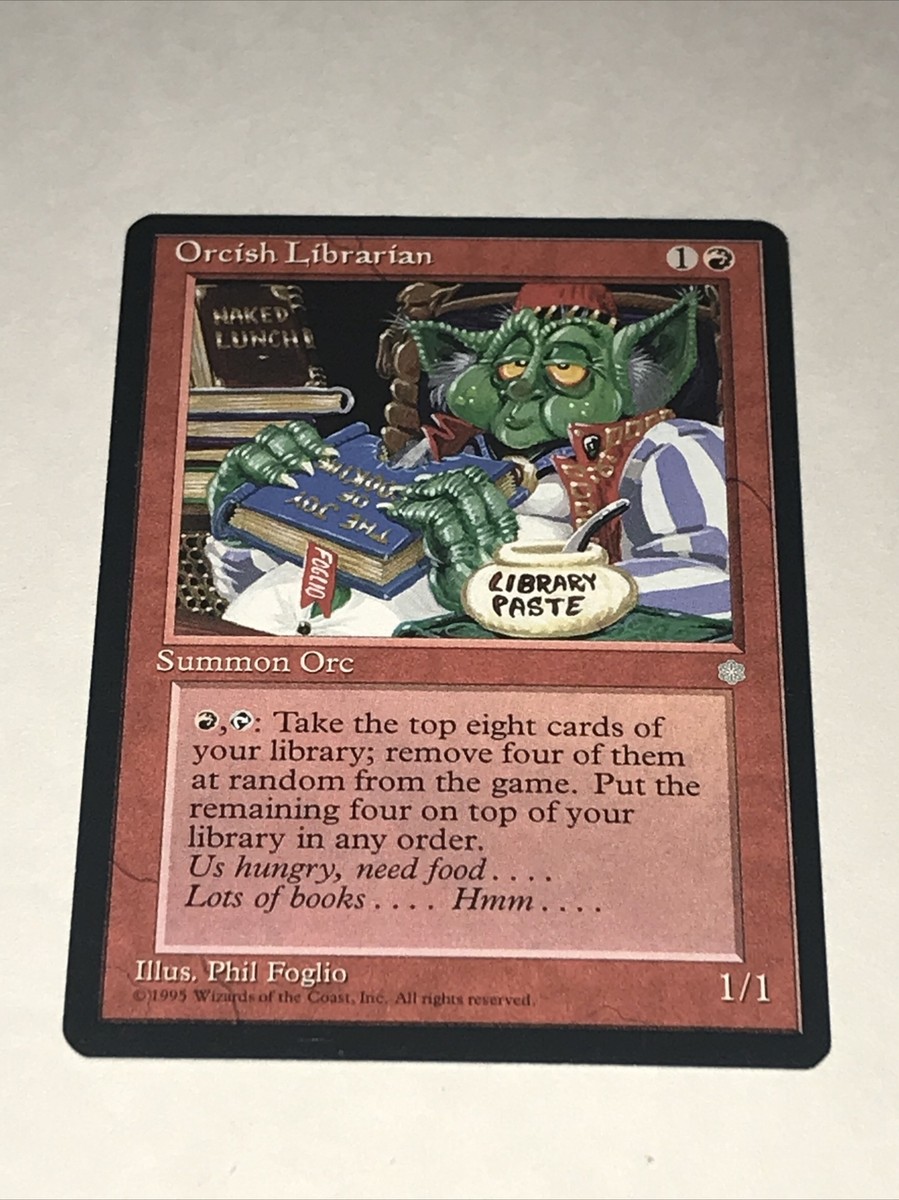 MTG Ice Age --- ORCISH LIBRARIAN --- RARE! NM! Magic the Gathering