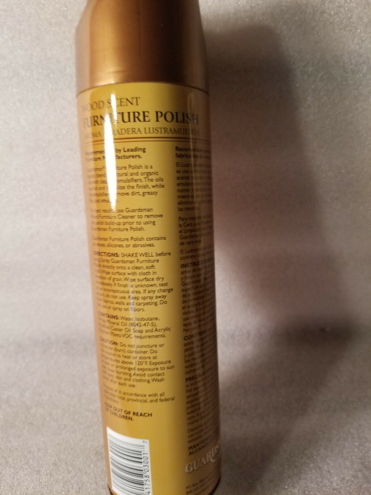 Guardsman Fine Furniture Care Kit NIB Polish, Spot Remover, Leather Cleaner NEW