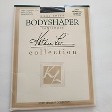 Kathie Lee Bodyshaper Silky Sheer Pantyhose Med/Tall NAVY Control Top