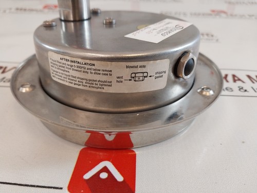 MC Daniel 316 SS Druckmessgerät Rohr Und Sockel 0 Bis 6000 PSI - Bild 6 von 10