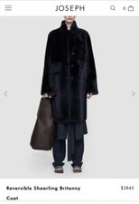 Joseph Reversible Shearling Britanny Coat