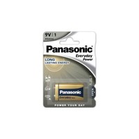 Panasonic Batteria Transistor 9V Alcalina Everyday Power 1Pz 6LR61EPS 1BP