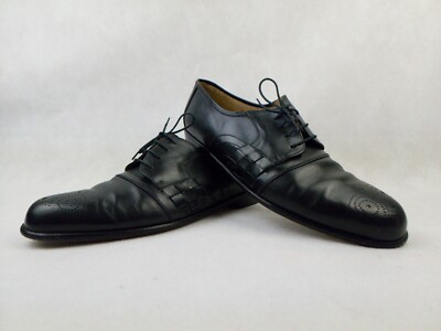 MARIO BRUNI LEATHER OXFORD DRESS VINTAGE! Mario Bruni Vintage Leather Oxfords Brown - Etsy main image 2