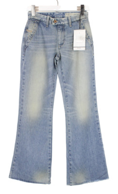Diesel Flairlegg Regular-Flare 0888Z Jeans Damen W25/L32 Distressed Hose