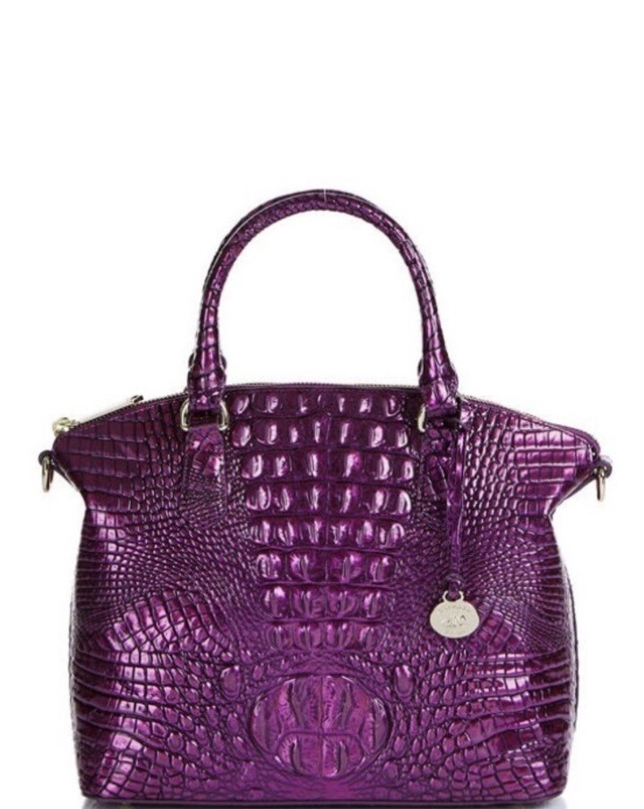 Brahmin Duxbury Satchel Purple Potion Melbourne /Leather/ Medium - Main Image