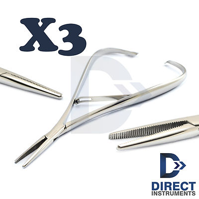 3Pcs Orthodontic Slim Line Mathieu Needle Holder Forceps Ligature Narrow Pliers